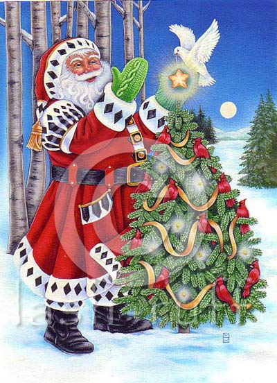 Santa and Dove