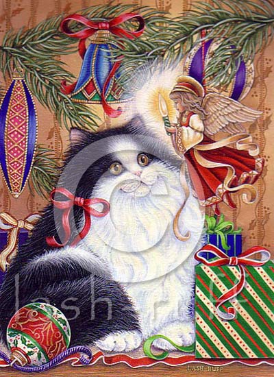cat and angel