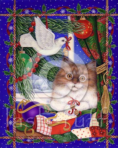 cat and dove