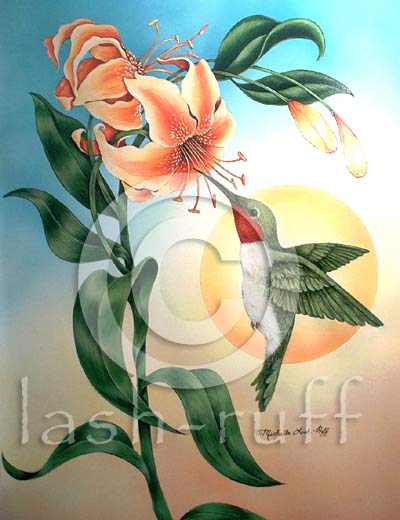 hummingbird flag